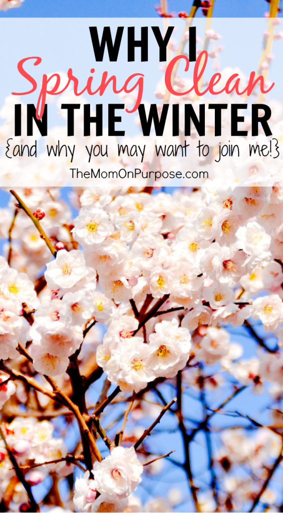 Why I Spring Clean in the Winter
