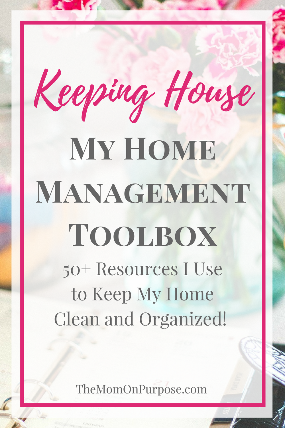 Need help staying on top of your home management? These tools and resources might be just what you need to help yo use a better manager of your home!