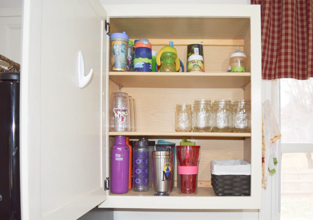 kitchen organization glasses or plates closer to sink