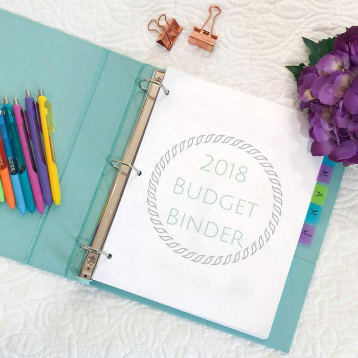 The 2018 Budget Binder is HERE!!