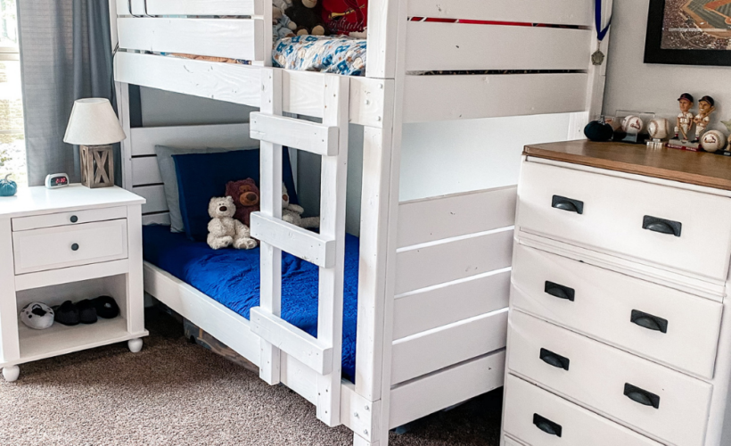 Organized Boys Shared Bedroom
