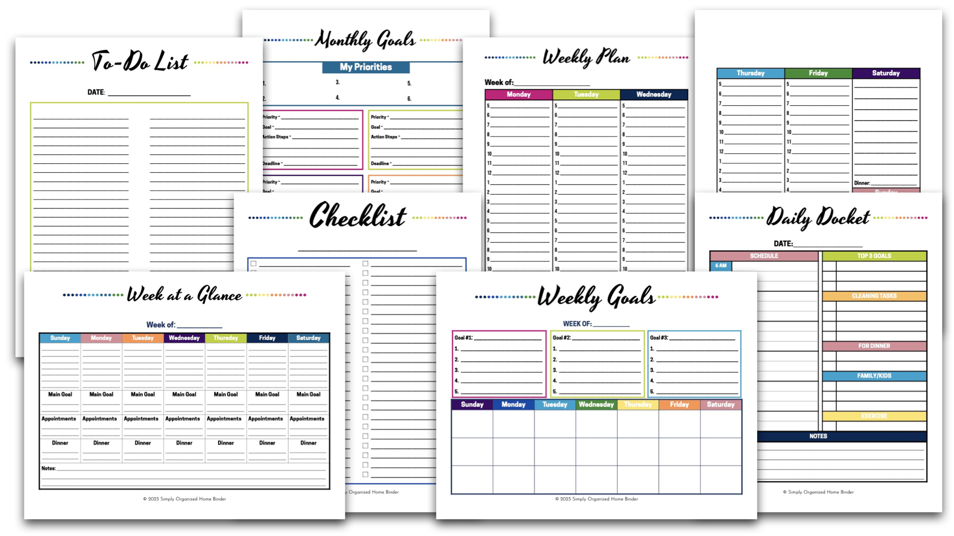 Simply Organized Home Binder