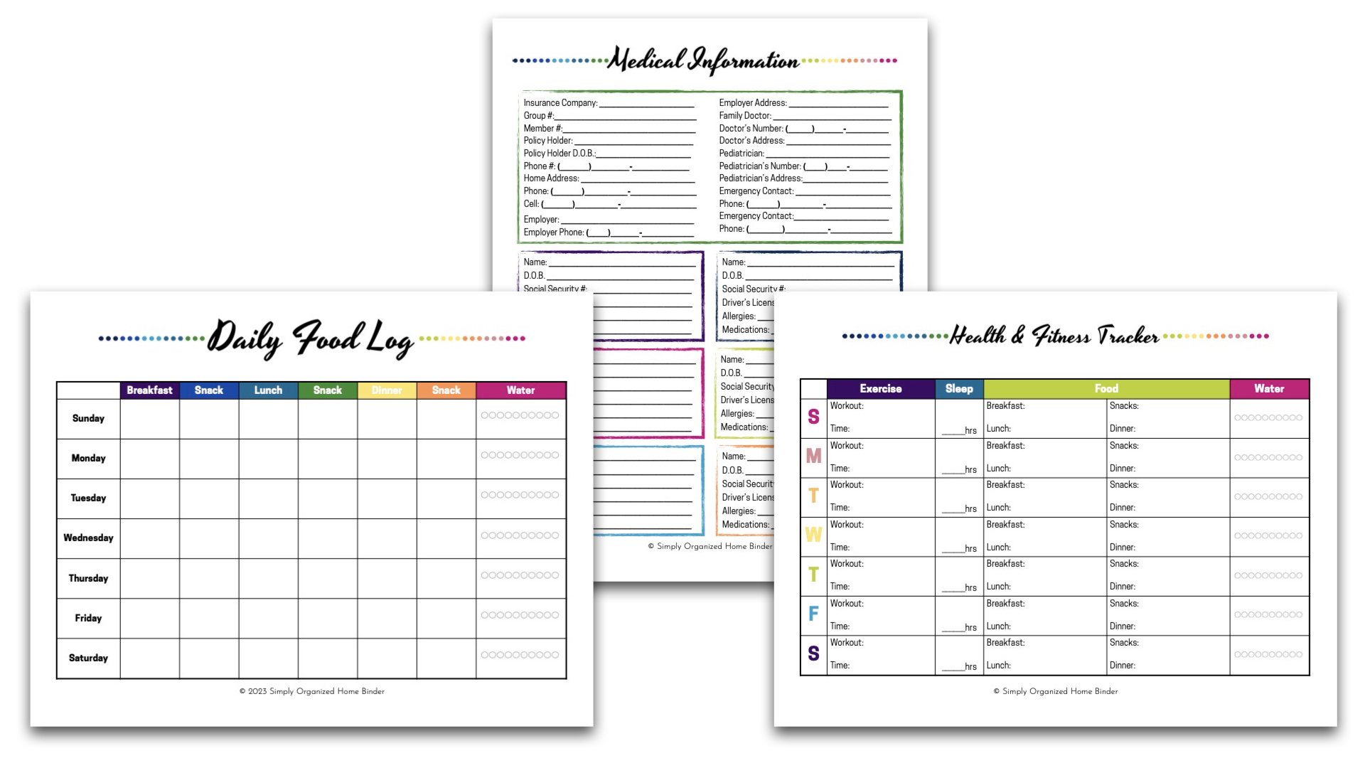 Simply Organized Home Binder