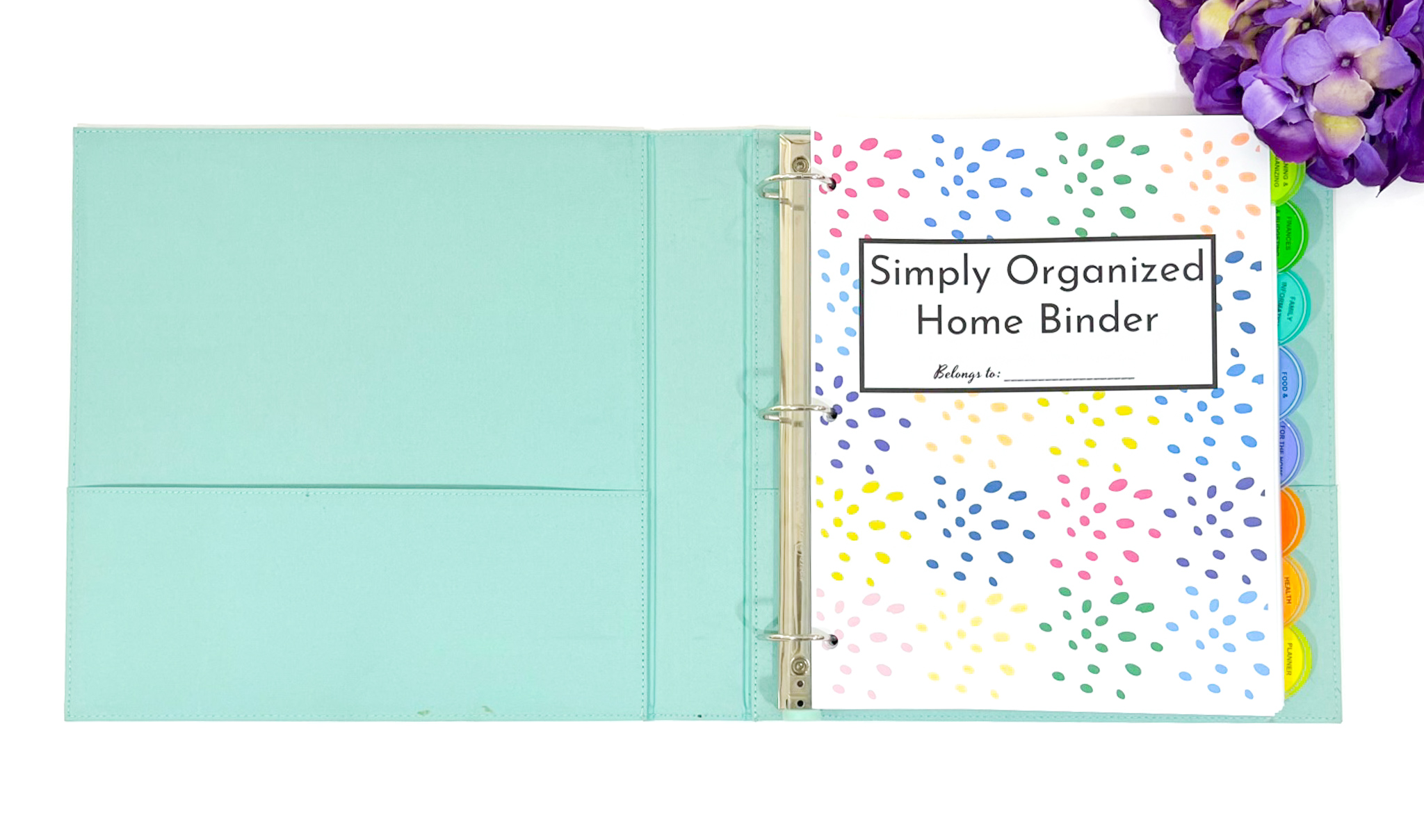 Simply Organized Home Binder