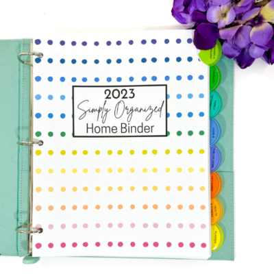 Simply Organized Home Binder