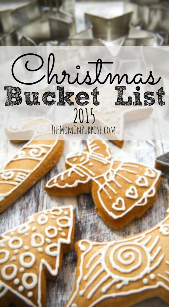 Christmas Bucket List 2015