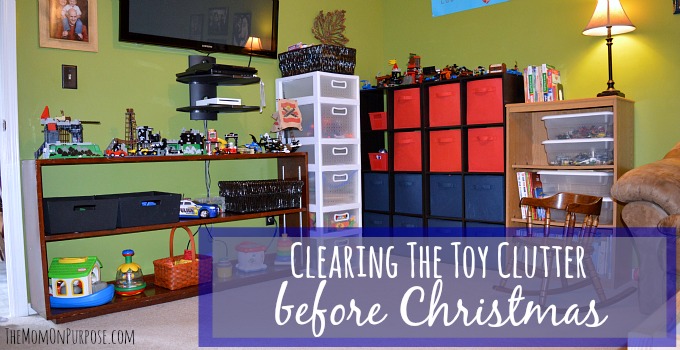 Clearing Out Toy Clutter Before Christmas
