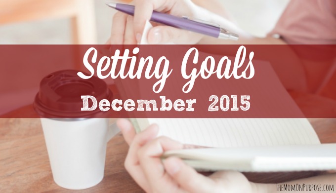 Setting Goals | December 2015