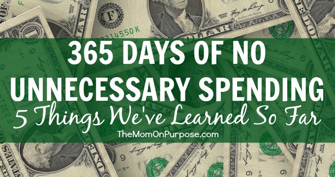 Yearly No-Spend Challenge – 5 Things We’ve Learned So Far