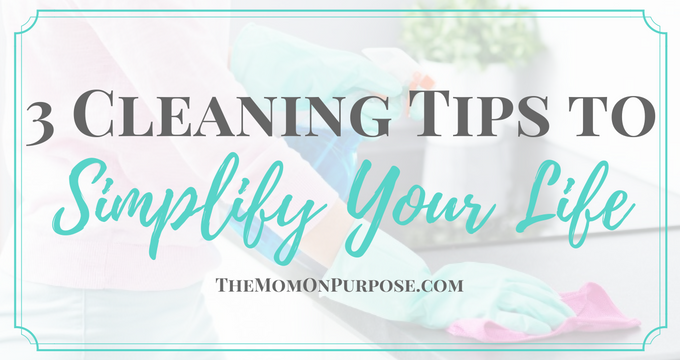 These tips may be simple, but they sure have helped me keep my house cleaner with less effort!