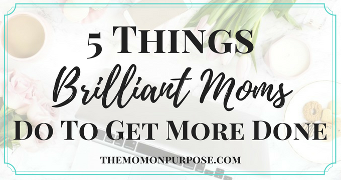 Wow! This is a great list for moms to increase productivity! And she even gives an awesome bonus tip that blow me away! It's been my problem all along!