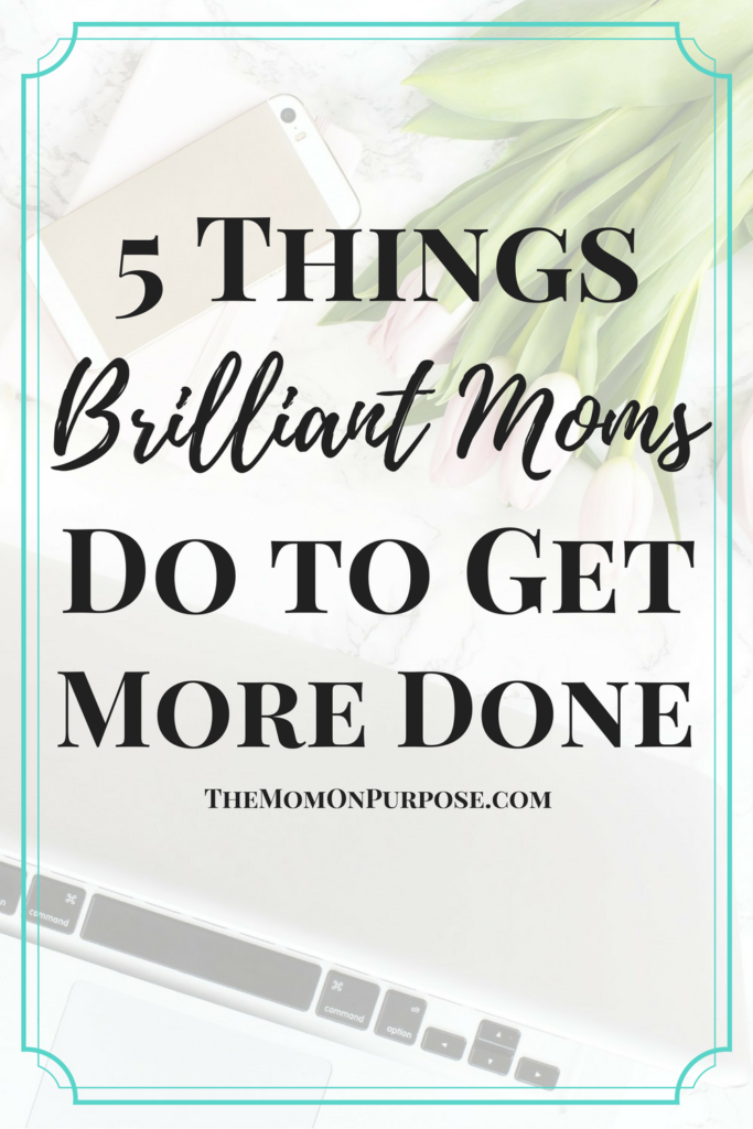 Wow! This is a great list for moms to increase productivity! And she even gives an awesome bonus tip that blow me away! It's been my problem all along!
