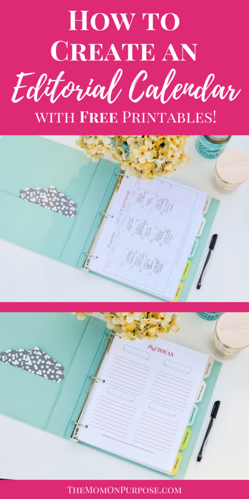 An editorial calendar is a great way to increase your productivity and help you better manage your time for your blog. Learn how to make your own digital or paper editorial calendar with free printables. Pop on over to check it out!