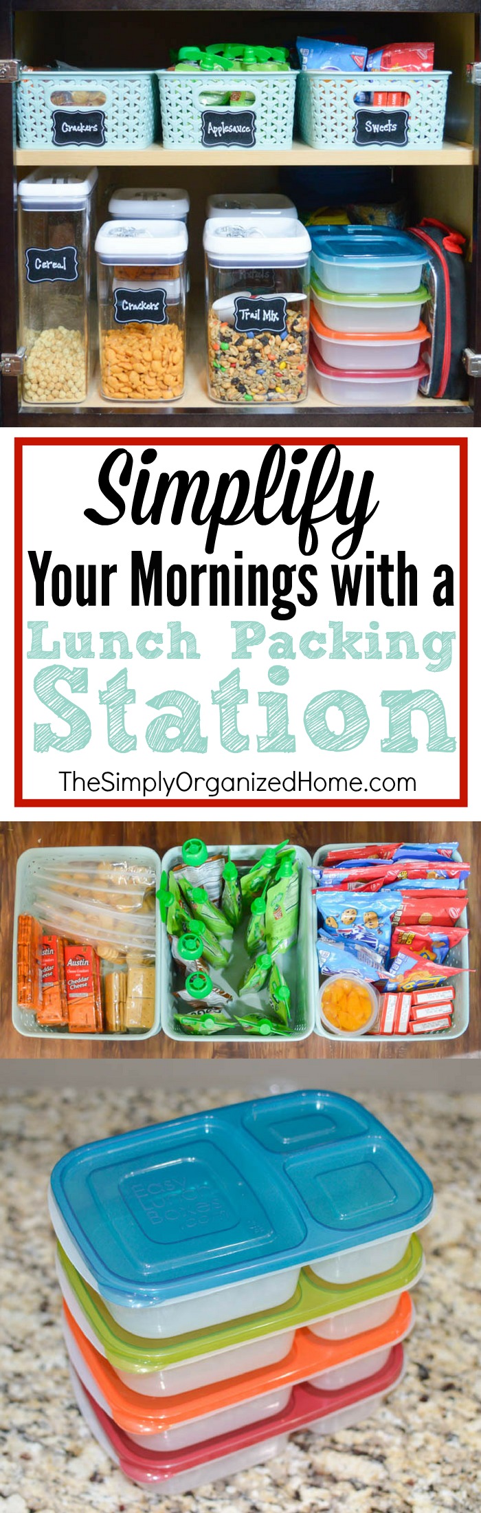 Back to School Lunch Box Packing Station