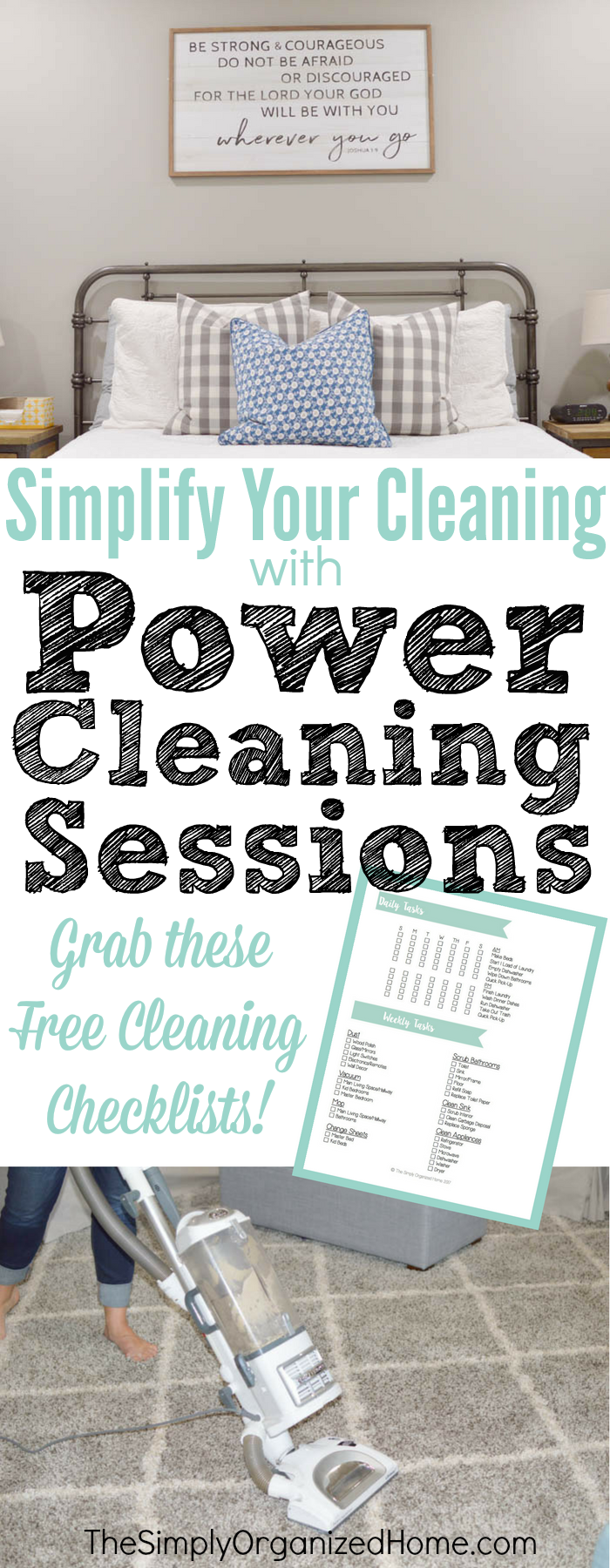 Overwhelmed by your cleaning routine? Simplify things by using power cleaning sessions. Click here to get all the details!