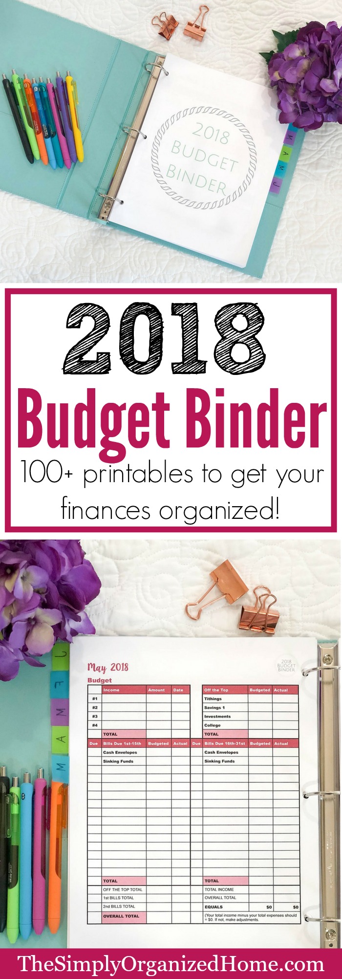 2018 Budget Binder