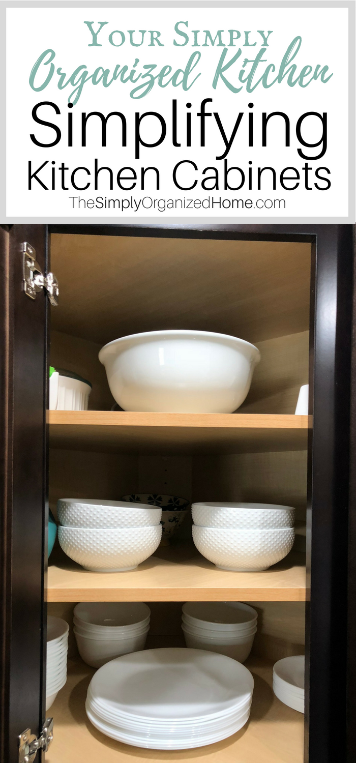 Simplify Your Kitchen With Organized Kitchen Cabinets The Simply Organized Home