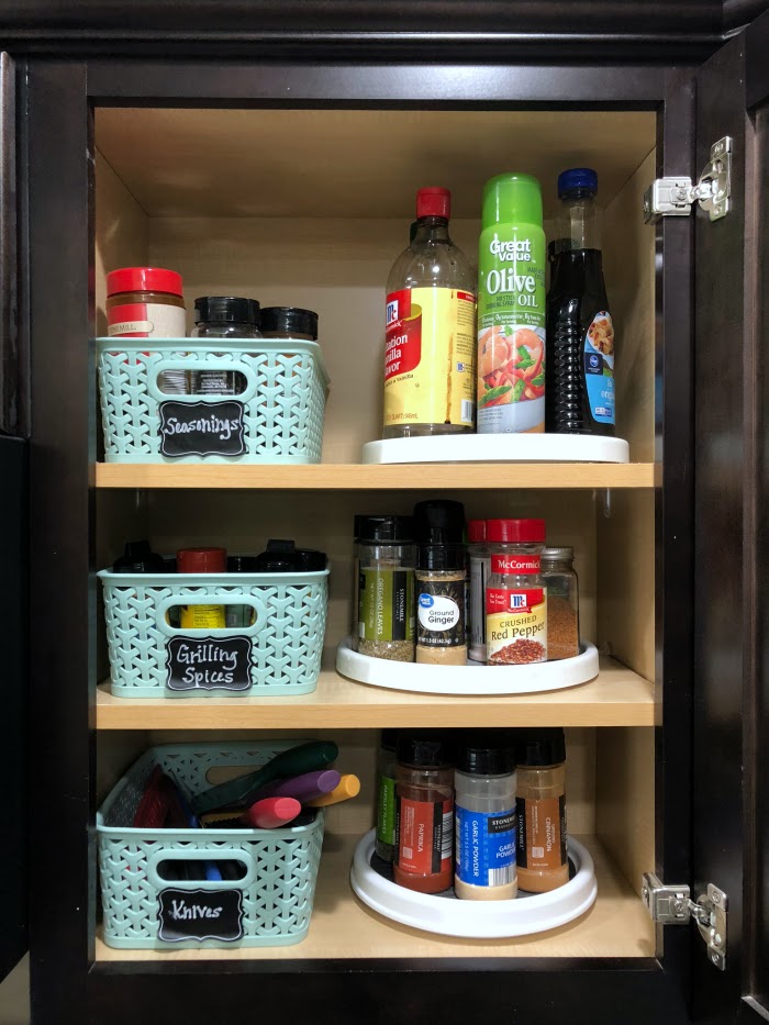 Organized Kitchen Cabinets, How To Organize An Upper Corner Cabinet