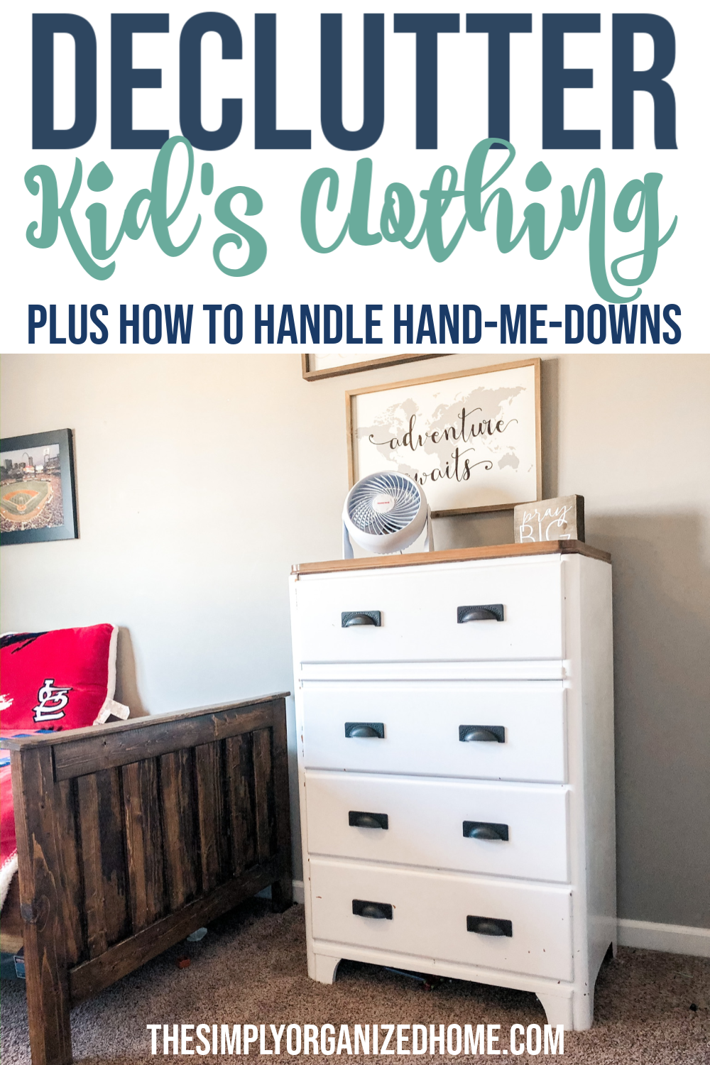 Declutter Kid's Clothing Quickly