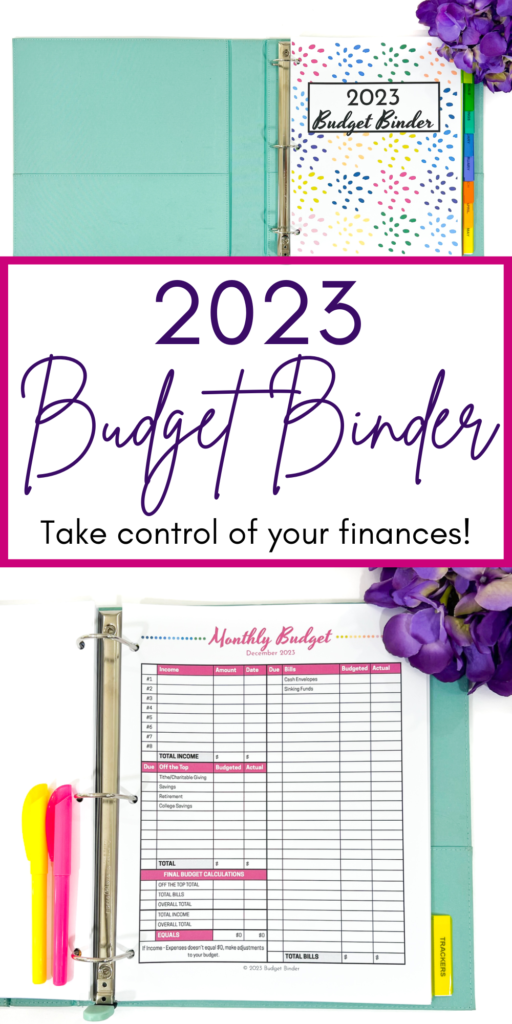 2023 Budget Binder The Simply Organized Home