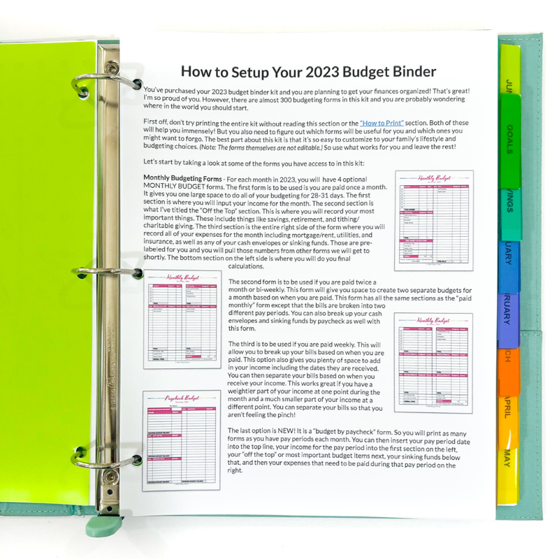 Comment Gérer son budget : Budget Planner 2023 ! 