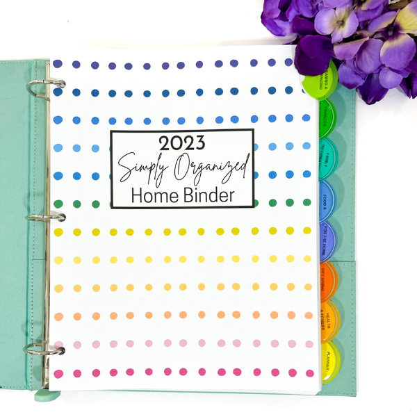 2023 Simply Organized Home Binder
